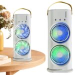 Double-Headed Air Cooler Mist Fan - Image 2