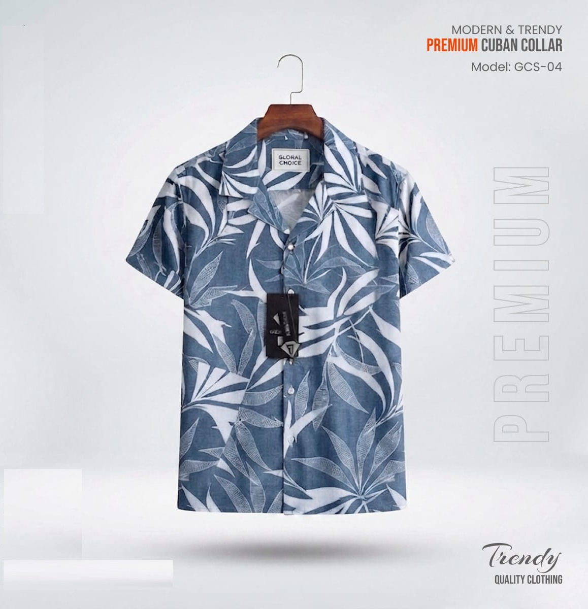 1783951166_L_3 Premium Short Sleeve Cuban Collar Shirt - Image 1