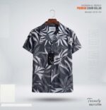 Premium Short Sleeve Cuban Collar Shirt - Image 2