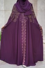 Luxury Abhaya Set with Inner and Hijab - Image 6