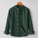 Premium Oxford Cotton Solid Shirt - Image 7