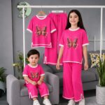 Girls Half Sleeve T-Shirt & Pant Set - Image 5
