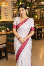 Soft Silk Katan Saree - Image 3